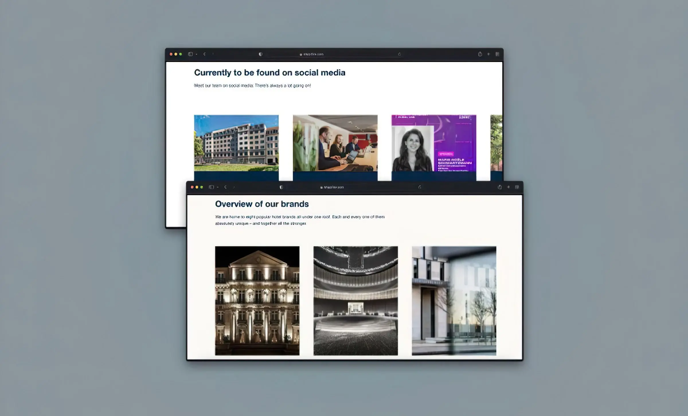 Hotel software development interface