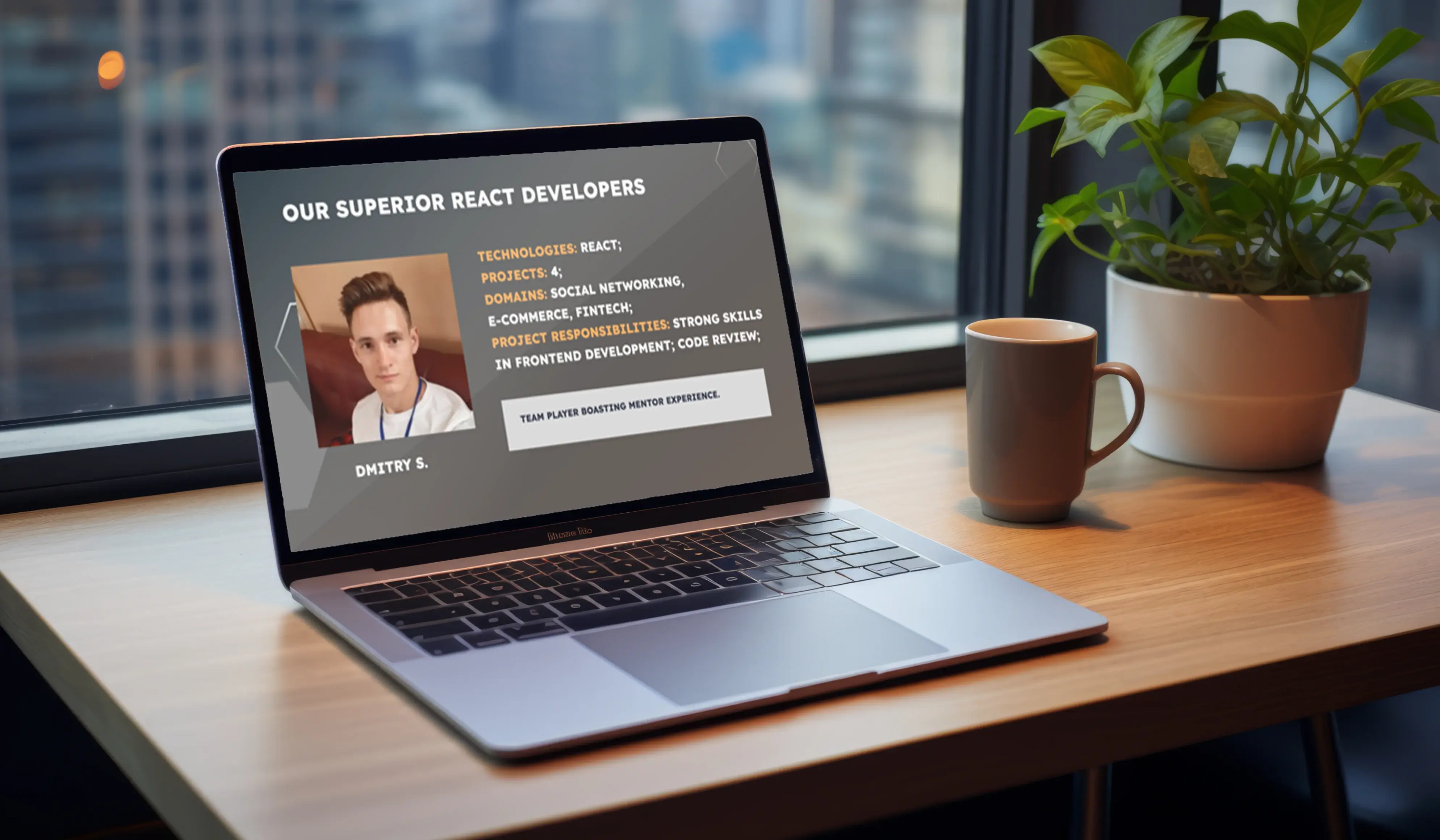 Modsen senior React developer