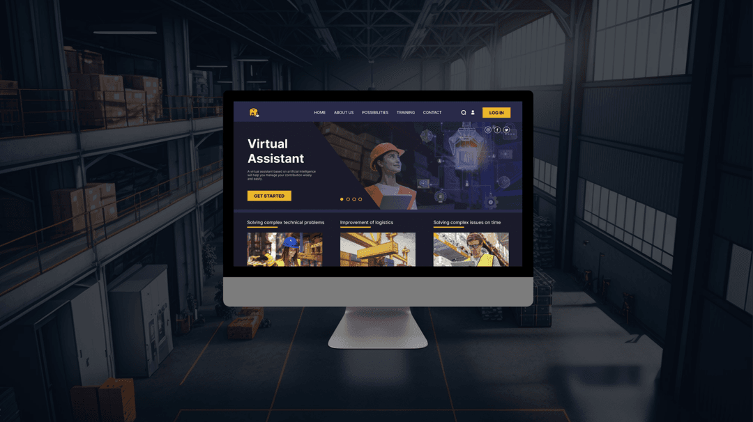 AI-powered virtual assistant for warehouse management