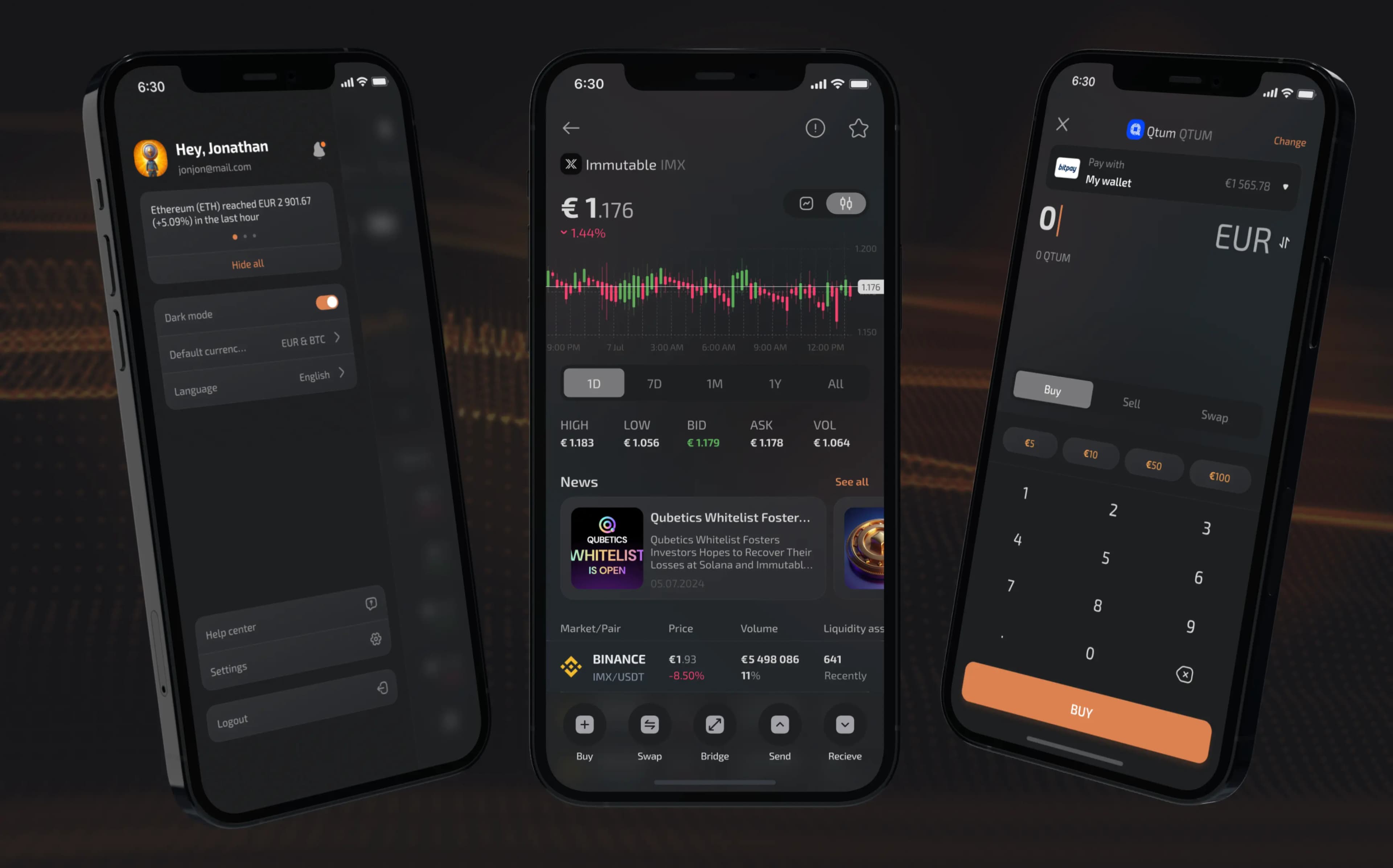 Phones with FinTech app