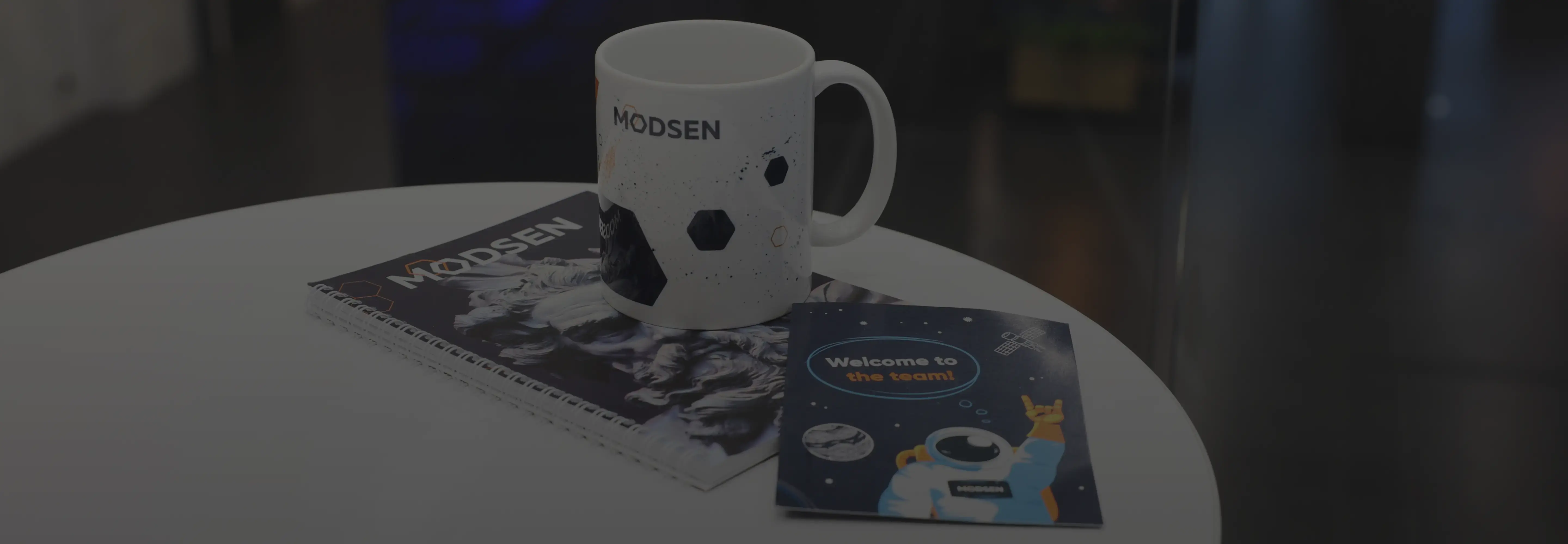 Modsen's corporate merch