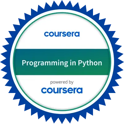 Coursera Programming in Python